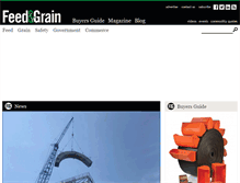 Tablet Screenshot of feedandgrain.com